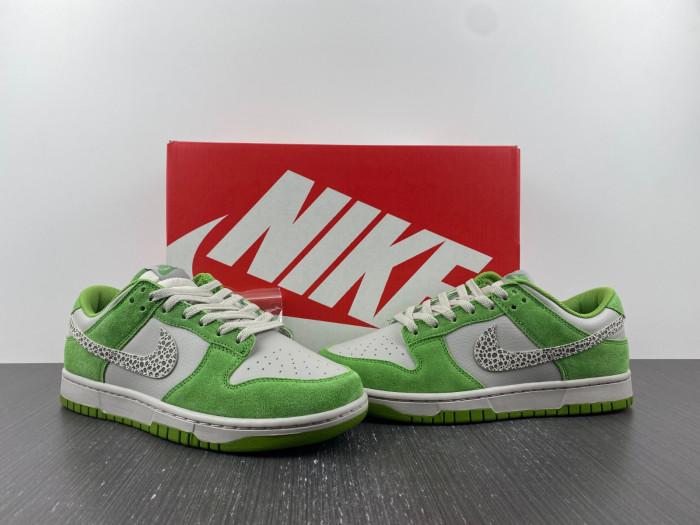 Nike Dunk Low Safari Sw0sh Chlorophyll DR0156-300