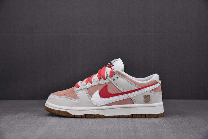 Nike SB Dunk Low SE 85 Double Swish Sail Red Pink DO9457 117