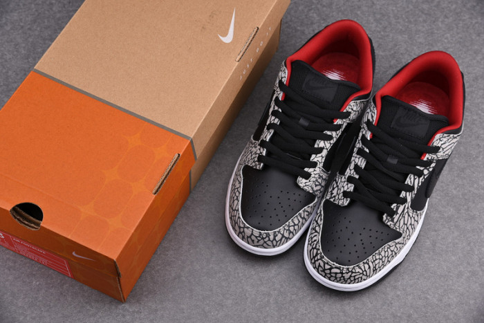 NIKE DUNK SB LOW BLACK CEMENT 304292-131