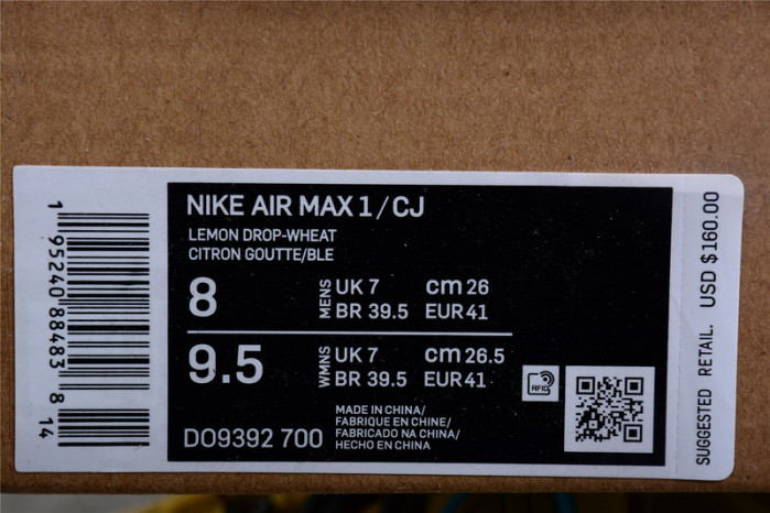 Travis Scott X Nike Air Max 1 