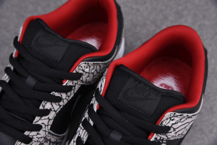 NIKE DUNK SB LOW BLACK CEMENT 304292-131
