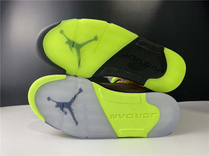 AIR JORDAN 5 SOLAR ORANGE WHAT THE CZ5725-700