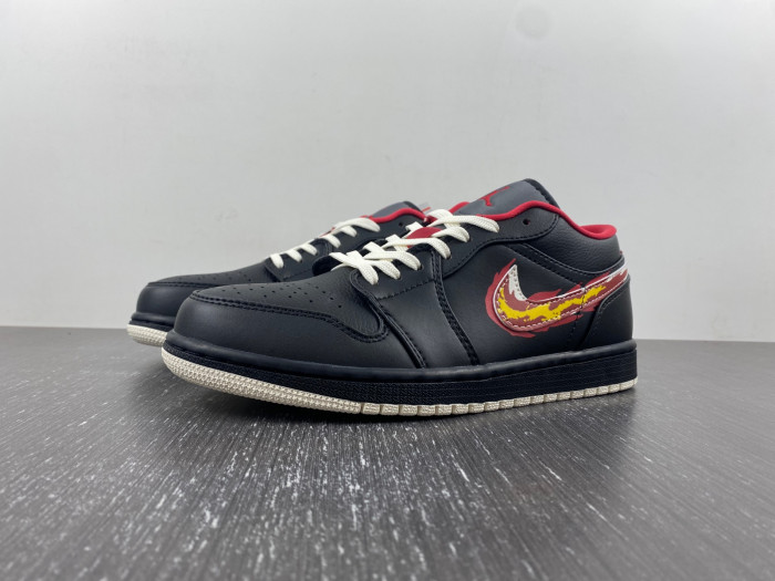 Air Jordan 1 Low SE Just Skate Black - FJ7073-010