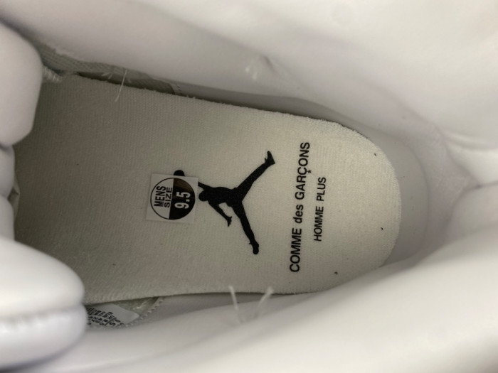 CDG Homme Plus x Air Jordan 11 "WHITE"- IV7639-100