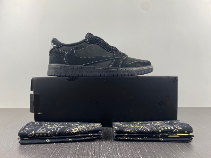 air jordan 1 retro low og sp travis scott black phanT0m dm7866-001.