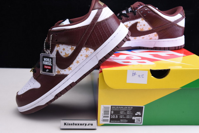 NIKE SB DUNK LOW "BROWN STARS" DH3228-103