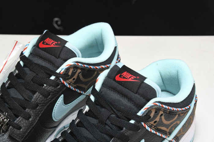 Nike Dunk Low SE Barber Shop Black - DH7614-001