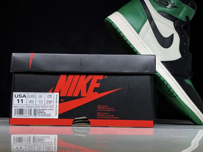 Air Jordan 1 High OG NRG Pine Green/Sail-Black 555088-302
