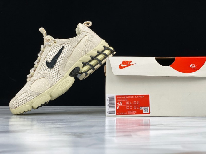 Stussy x Nike Air Zoom Spiridon Caged 2CQ5486-200