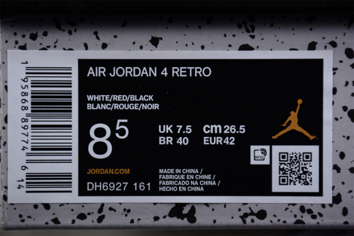 Air Jordan 4 “Red Cement” DH6927-161