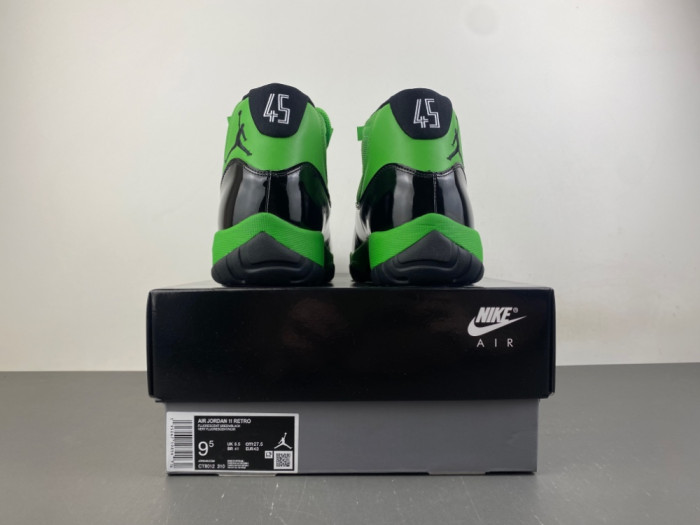 Air Jordan 11 Retro “Green & Black” CT8012-310