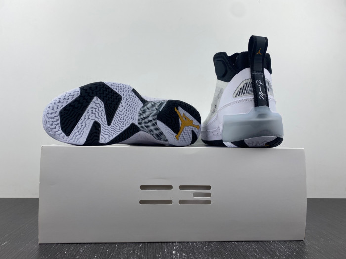Air Jordan XXXVII PF 37 White Black Citrus DV0747-108