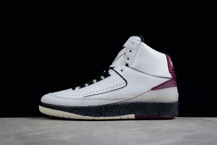 Nike Air Jordan 2 Mid SP Grey Burgundy DJ4375-160