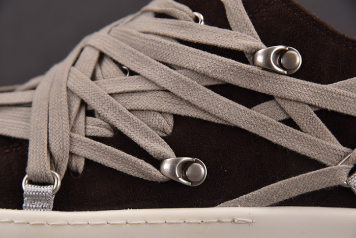 RICK 0WENS SNEAKERS(BROWN RED)