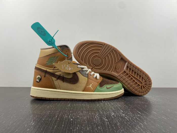 Zion Williamson x AJ 1 Retro High OG ”Voodoo“  DZ7292-100